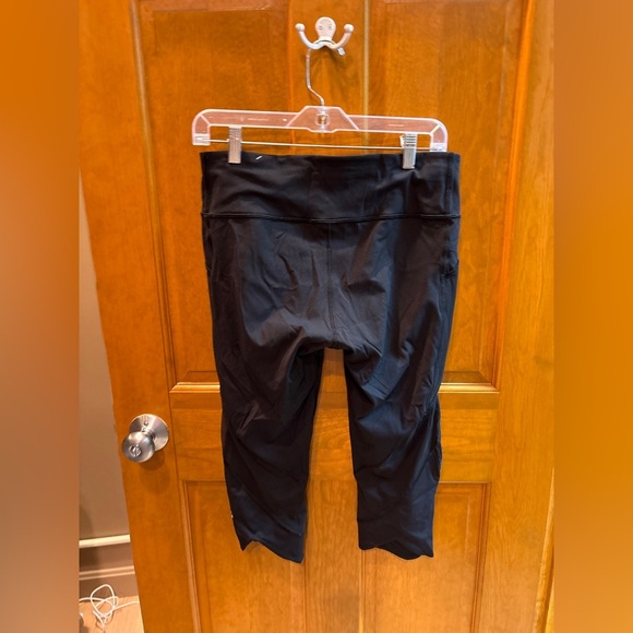 Lululemon Women’s Black Home Stretch Crop 19” Leggings Size 10 - Picture 12 of 15